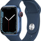 Apple Watch Series 7 (GPS + LTE) 41mm Blue Aluminum Case & Abyss Blue Sport Band (Pre-Owned) - Techable