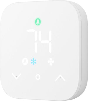 Amazon Smart Programmable Thermostat with Alexa - White (Refurbished)