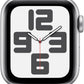Apple Watch Series SE 2nd Gen (GPS+LTE) 40mm Silver Aluminum Case Denim Sport Band (Used)