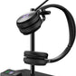 Yealink WH62 Dual UC DECT Wireless Headset with Microphone  - Black (Certified Refurbished) - Techable