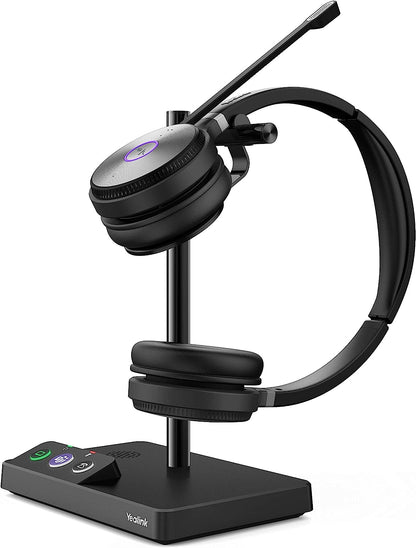 Yealink WH62 Dual UC DECT Wireless Headset with Microphone  - Black (New)