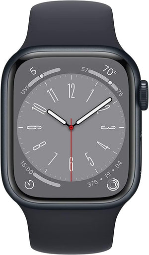 Apple Watch Series 8 (GPS + LTE) 41mm Midnight Aluminum Case & Black Sport Band (Refurbished)