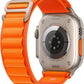 Apple Watch Series Ultra - Titanium Case w/ Medium Orange Alpine Loop, Unlocked, 49mm - Refurbished