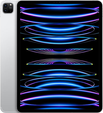 Apple iPad Pro 6 (2022)(12.9) - 256GB, Unlocked All Carriers - Silver (Refurbished)