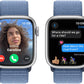 Apple Watch Series 9 (GPS + LTE) 41MM Silver Aluminum Case Winter Blue Sport Loop (Pre-Owned)