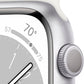 Apple Watch Series 8 (GPS) 41MM Silver Aluminum Case White Sport Band (Used)