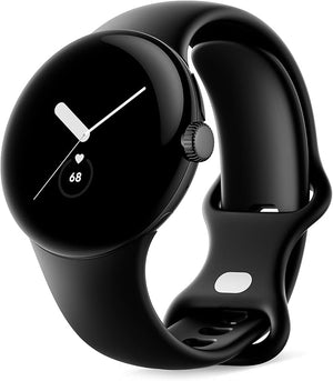 Google Pixel Watch 1 - 41mm (GPS+LTE) Stainless Steel Black Obsidian Active Band (Used)
