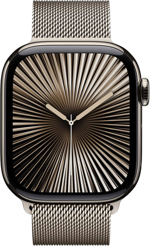 Apple Watch Series 10 (GPS+LTE) 42MM Natural Titanium Case & Milanese Loop (Used)