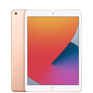 Apple iPad 8th Generation, 10.2-inch, 32GB, WIFI + Unlocked Cellular - Gold (Certified Refurbished) - Techable