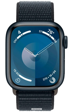 Apple Watch Series 9 (GPS) 41MM Midnight Aluminum Case Midnight Sport Loop (Used)