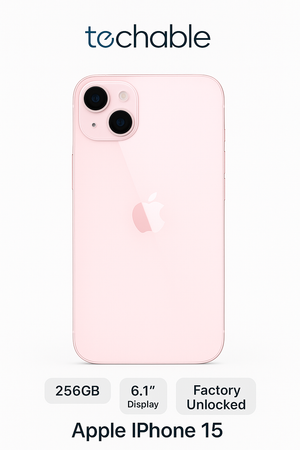 Apple iPhone 15 6.1-inch Display Factory Unlocked 256GB