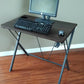 SW32L 32" Small Computer Desk for small spaces w/headphone backpack hook
