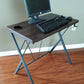 SW32L 32" Small Computer Desk for small spaces w/headphone backpack hook