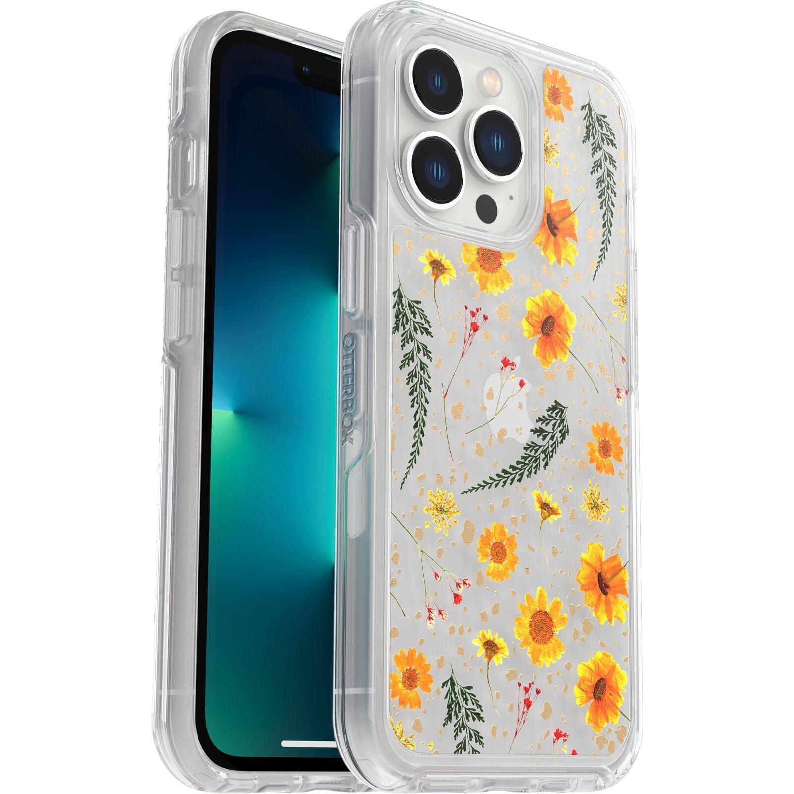 OtterBox SYMMETRY SERIES Case for Apple iPhone 13 Pro - Impressive Floral (Certified Refurbished) - Techable