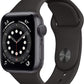 Apple Watch Series 6 (GPS + LTE) 40mm Space Gray Aluminum Case & Black Sport Band (Used) - Techable