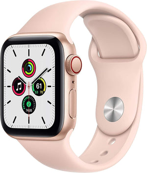 Apple Watch Series SE GPS+LTE w/ 40MM Gold Aluminum Case & Pink Sand Sport Band (Used)