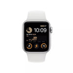 Apple Watch Series 6 (GPS + LTE) 44mm Silver Aluminum Case & White Sport Band (Used) - Techable