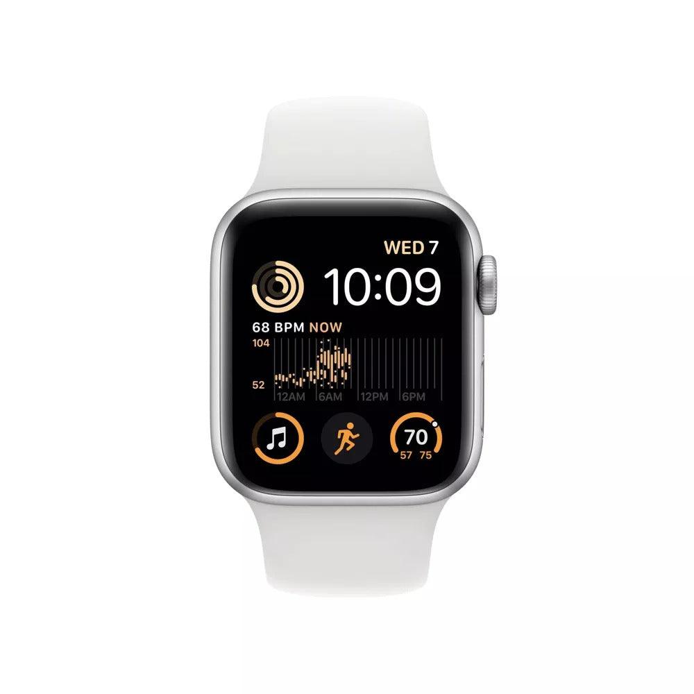 Apple Watch Series 6 (GPS + LTE) 44mm Silver Aluminum Case & White Sport Band (Used) - Techable