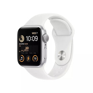 Apple Watch Series 6 (GPS + LTE) 44mm Silver Aluminum Case & White Sport Band (Used) - Techable