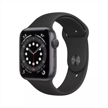 Apple Watch Series 6 (GPS + LTE) 40mm Graphite Stainless Steel Case & Black Sport Band (Used)