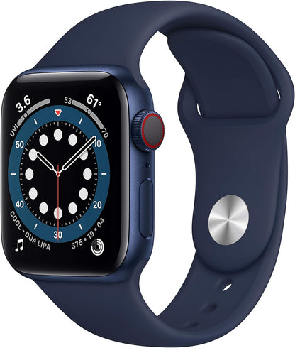 Apple Watch Series 6 (GPS + LTE) 40mm Blue Aluminum Case & Deep Navy Sport Band (Used)