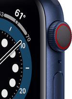 Apple Watch Series 6 (GPS + LTE) 40mm Blue Aluminum Case & Deep Navy Sport Band (Used) - Techable