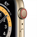 Apple Watch Series 6 (GPS + LTE) 40mm Gold Stainless Steel Case & Gold Milanese Loop (Used) - Techable