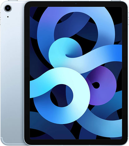 Apple iPad Air 4th Gen 2020, 256GB, WIFI + 4G Unlocked All Carriers - Sky Blue (Refurbished)