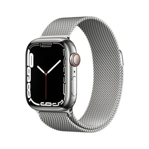 Apple Watch Series 7 GPS + LTE 41MM Stainless Steel Case & Silver Milanese Loop (Used)