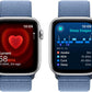 Apple Watch Series SE 2nd Gen (GPS + LTE) 44MM Silver Aluminum Case Winter Blue Sport Loop (Used)