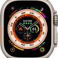 Apple Watch Ultra (GPS + LTE) 49mm Silver Titanium Case & Orange Alpine Loop - Medium (Used)