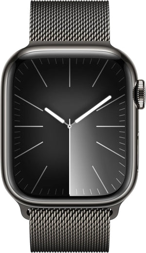 Apple Watch Series 9 (GPS + LTE) 41MM Graphite Stainless Steel Case & Milanese Loop (Pre-Owned)