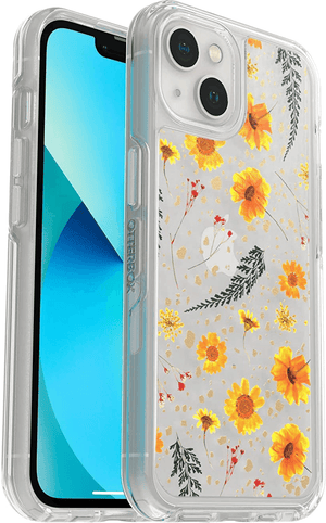 OtterBox SYMMETRY SERIES Case for Apple iPhone 13 - Impressive Floral (Certified Refurbished) - Techable