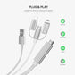 UCable - 3 IN 1 "I-O-S/Andriod to HDTV" Cable