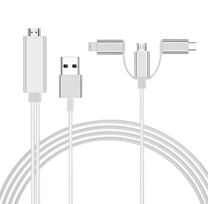 UCable - 3 IN 1 "I-O-S/Andriod to HDTV" Cable