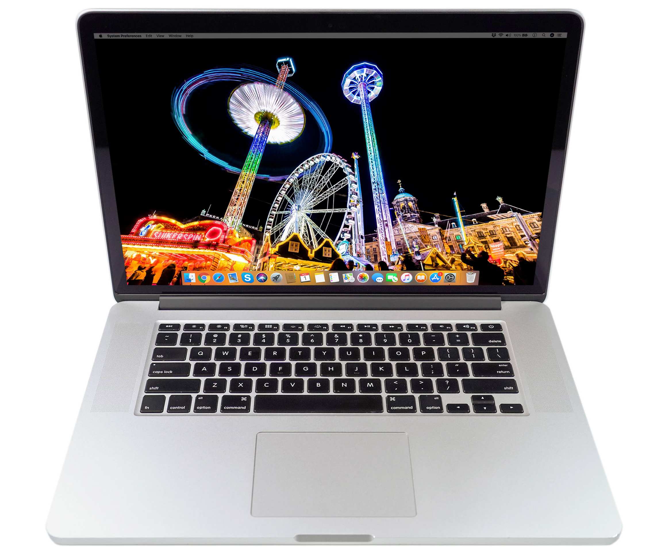 Apple MacBook Pro (15-inch Late 2013) 2.6 GHz I7-4960HQ 16GB 512GB SSD  (Silver)