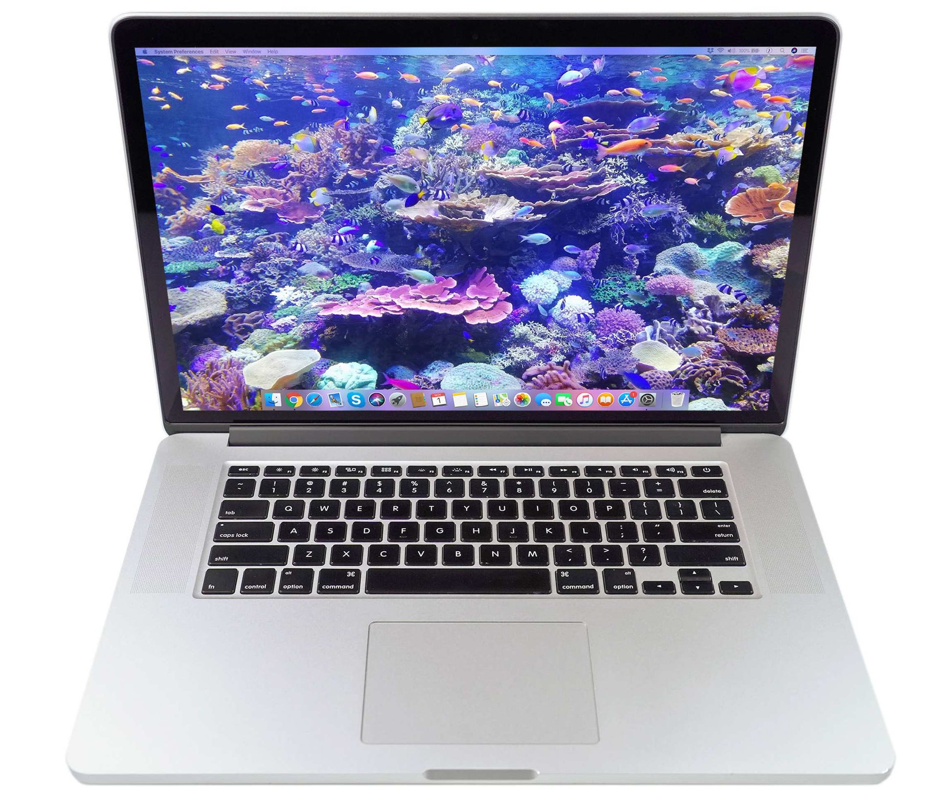 Apple MacBook Pro (15-inch Mid 2014) 2.2 GHz I7-4770HQ 16GB 256GB SSD (Silver)