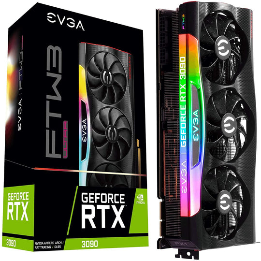EVGA GeForce RTX 3090 FTW3 Ultra Gaming, 24GB GDDR6X, iCX3 Technology, ARGB LED, Metal Backplate, 24G-P5-3987-KR - Techable