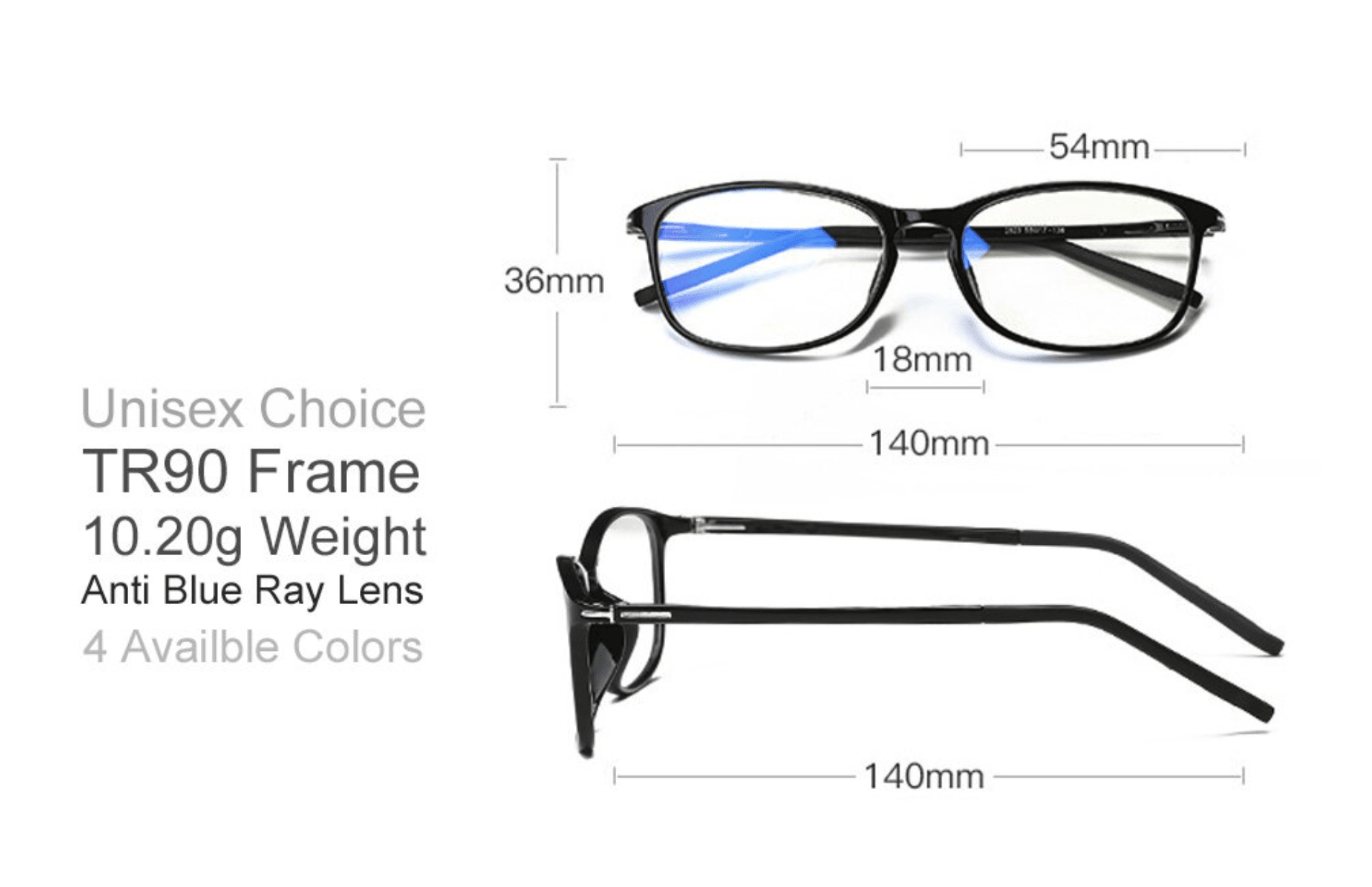 Blue Light Blocking Computer Glasses Techable