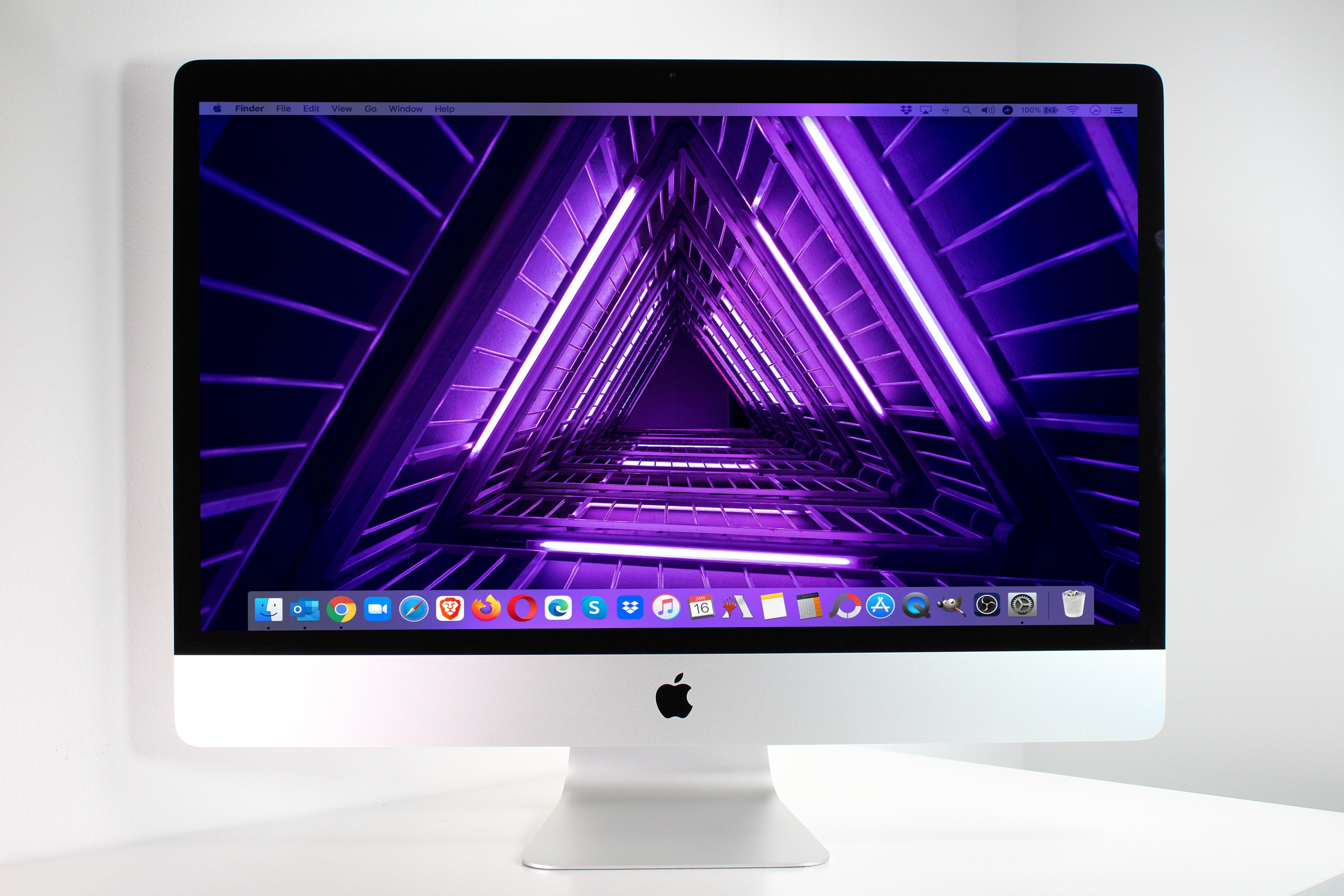 Apple iMac 5K 27-inch (Mid 2019) 3.6GHz i9 3TB Fusion 32GB RAM Desktop 580X  GPU