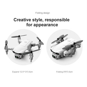 Mini RC Drone 4k HD Wide Angle Camera WIFI FPV Drone Dual Camera Quadcopter - Techable