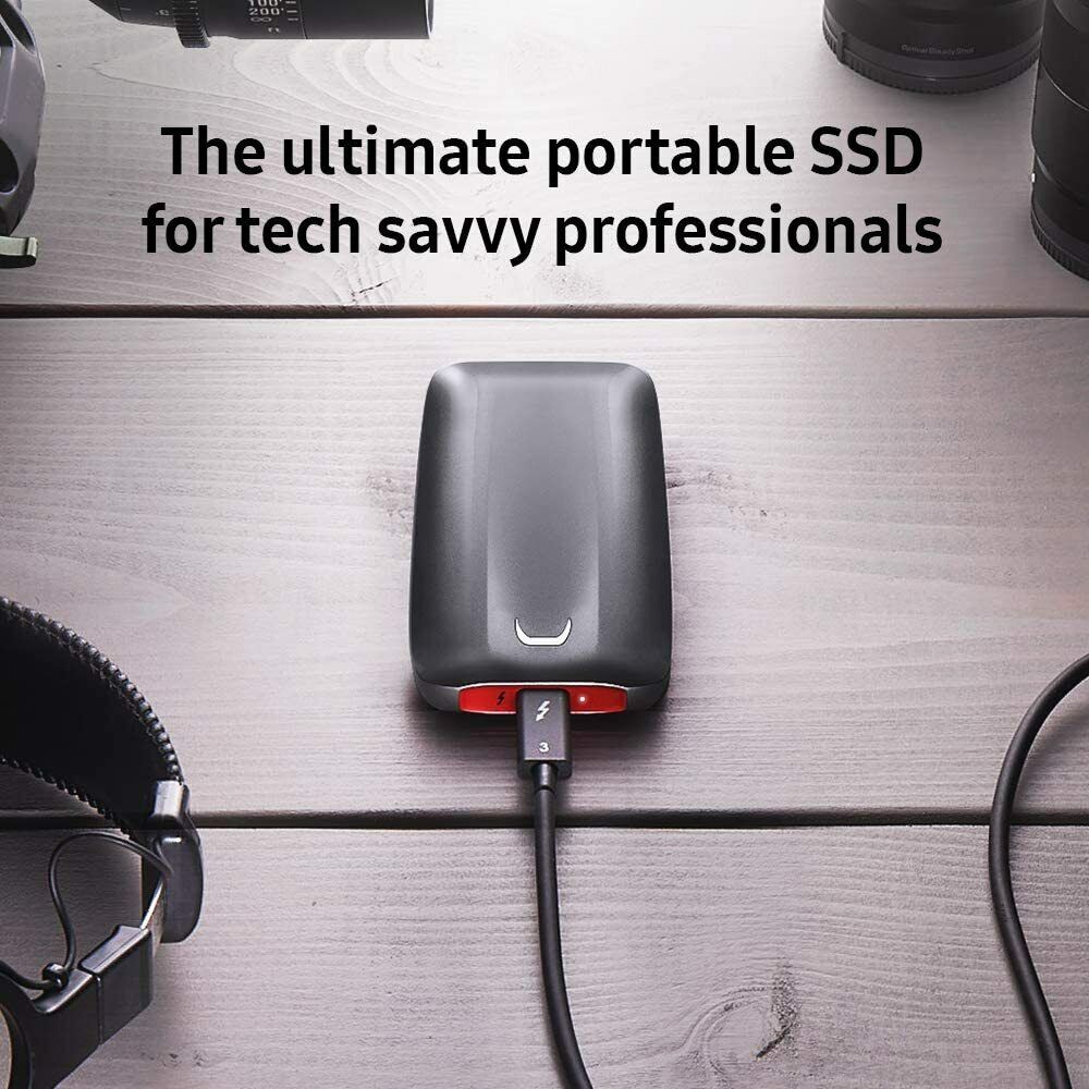 Samsung X5 Portable SSD 1TB With Thunderbolt Cable